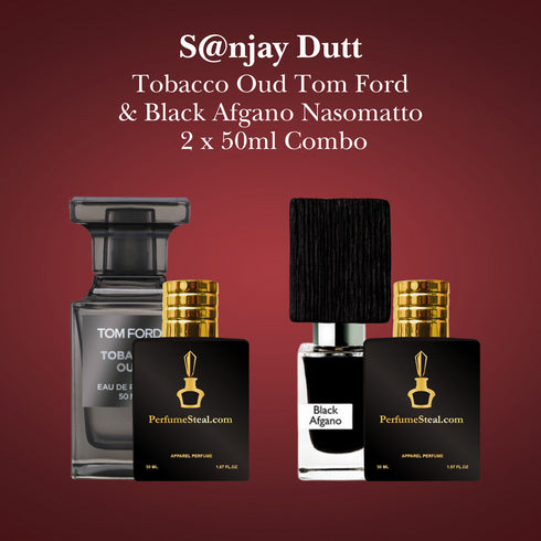 S@njay Dutt - Tobacco Oud Tom Ford & Black Afgano Nasomatto 50ml Combo PerfumeSteal.in 